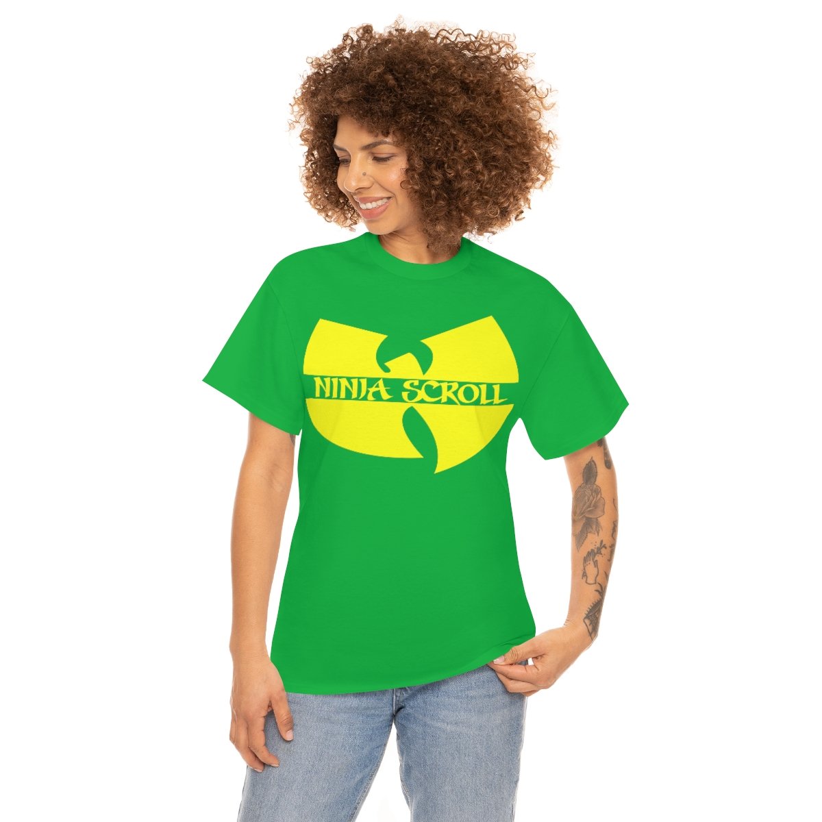 Ninja Scroll – Dove Green Short Sleeve Tshirt (5000)