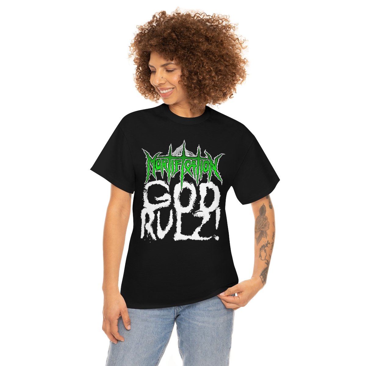 Mortification – God Rulz! Short Sleeve Tshirt (5000)