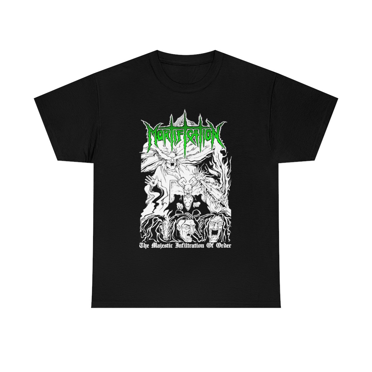 Mortification – The Majestic Infiltration of Order Short Sleeve Tshirt