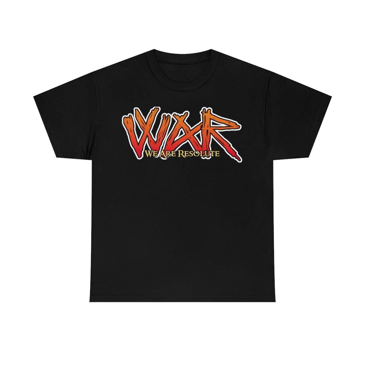 We Are Resolute WAR Logo Short Sleeve Tshirt (5000)