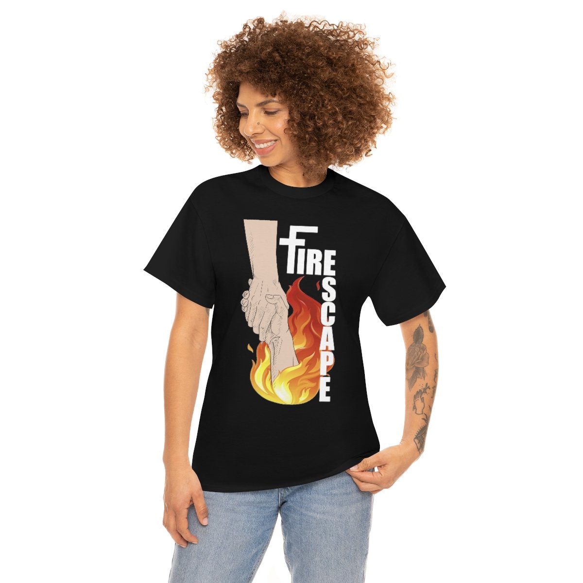 Fire Escape Logo Short Sleeve Tshirt (5000)