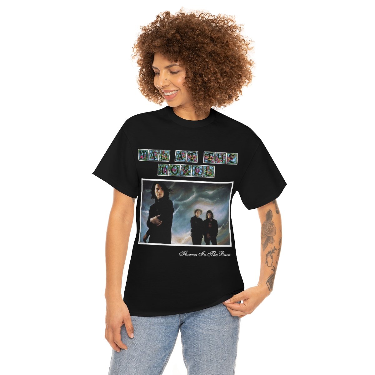 Mad At The World – Flowers in the Rain Short Sleeve Tshirt (5000)