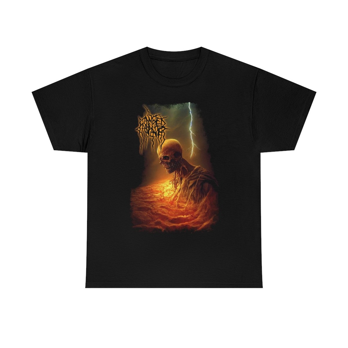 Mangled Carpenter – Skeleton in Hell Short Sleeve Tshirt (5000)