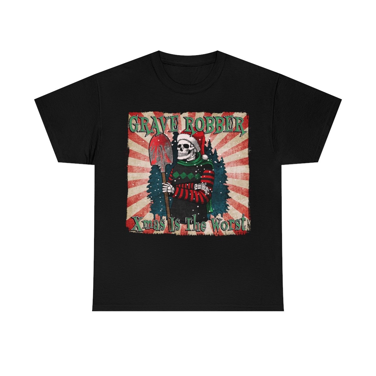 Grave Robber – Xmas Is The Worst Short Sleeve Tshirt (5000)