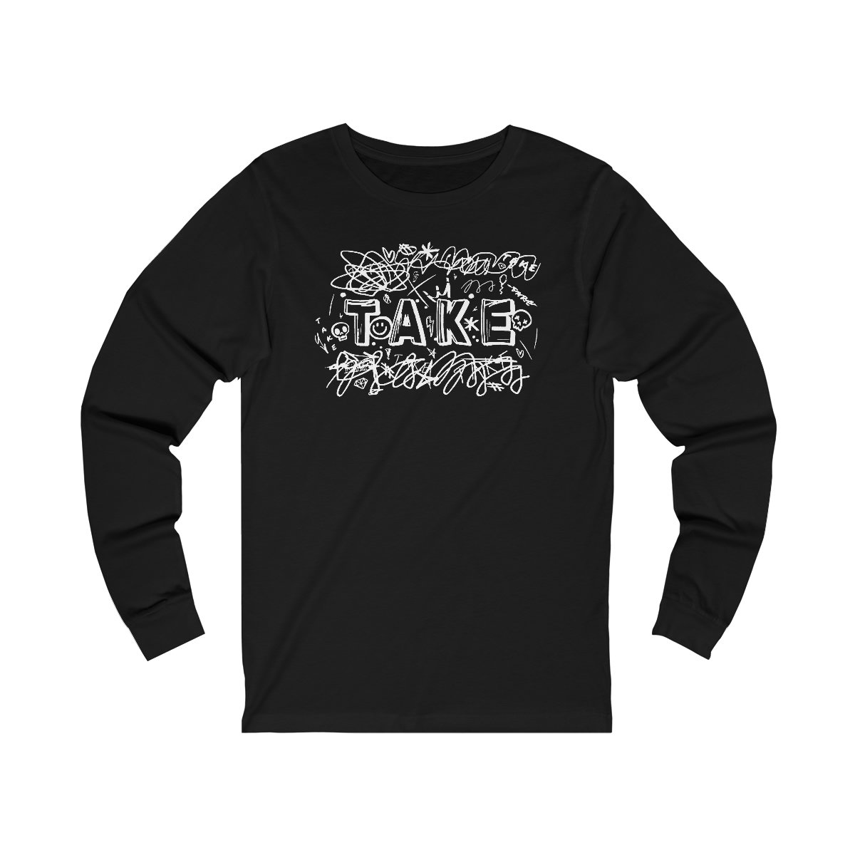 Take – Graffiti Logo Long Sleeve Tshirt 3501