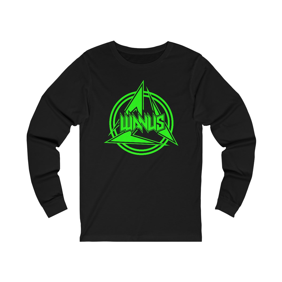 Wanus – Green Logo Long Sleeve Tshirt 3501