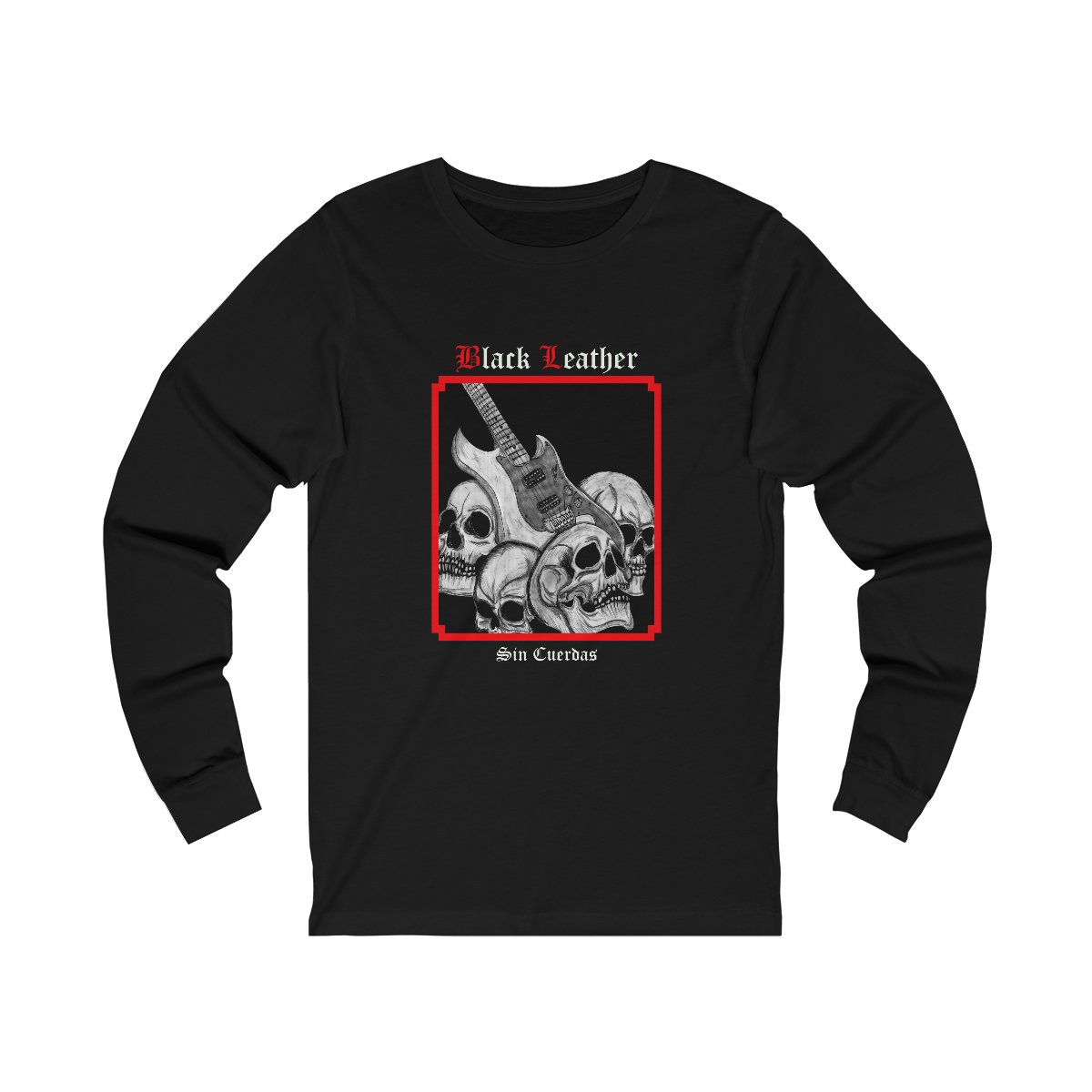 Black Leather – Sin Cuerdas Long Sleeve Tshirt 3501D