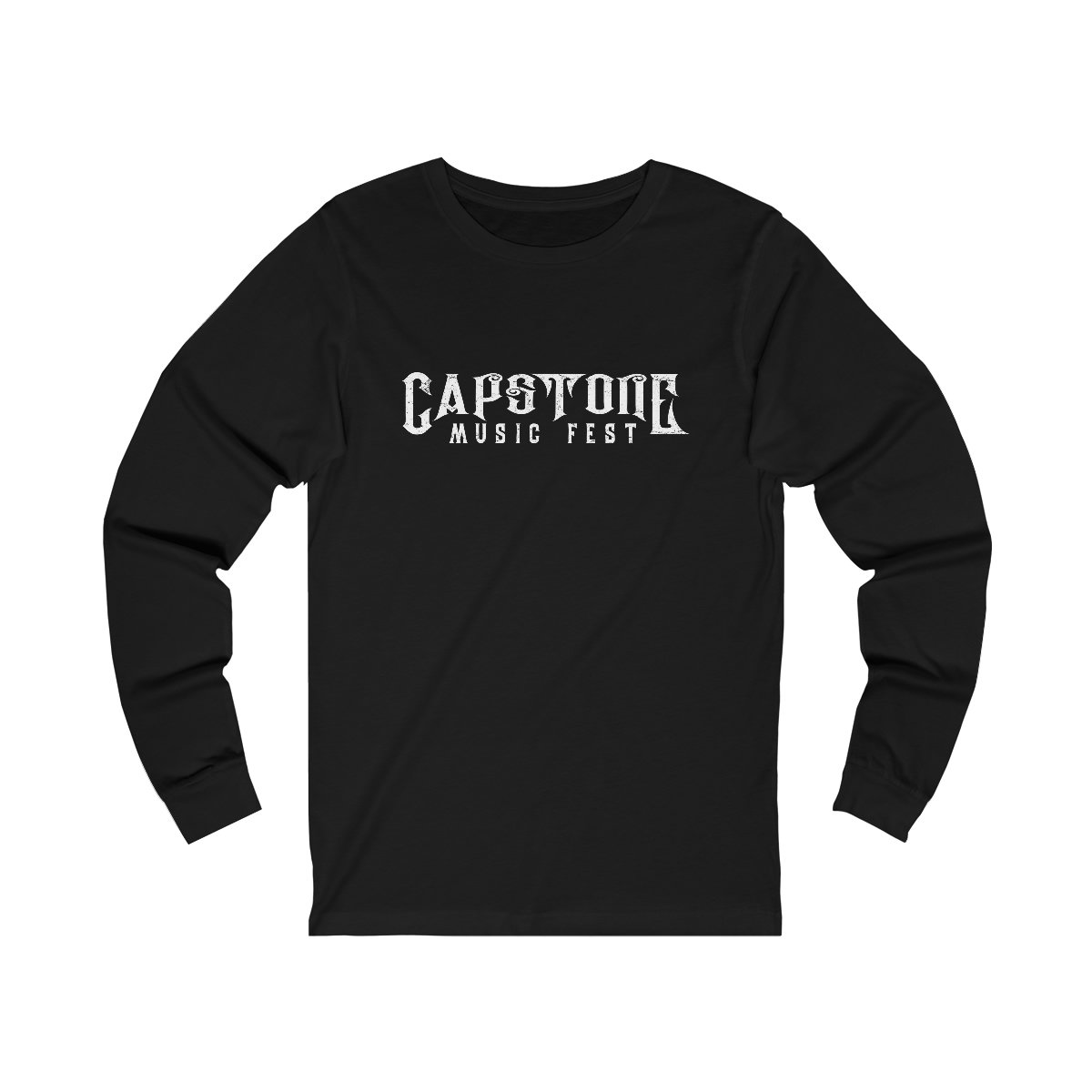 Capstone Music Fest Grunge Logo Long Sleeve Tshirt 3501