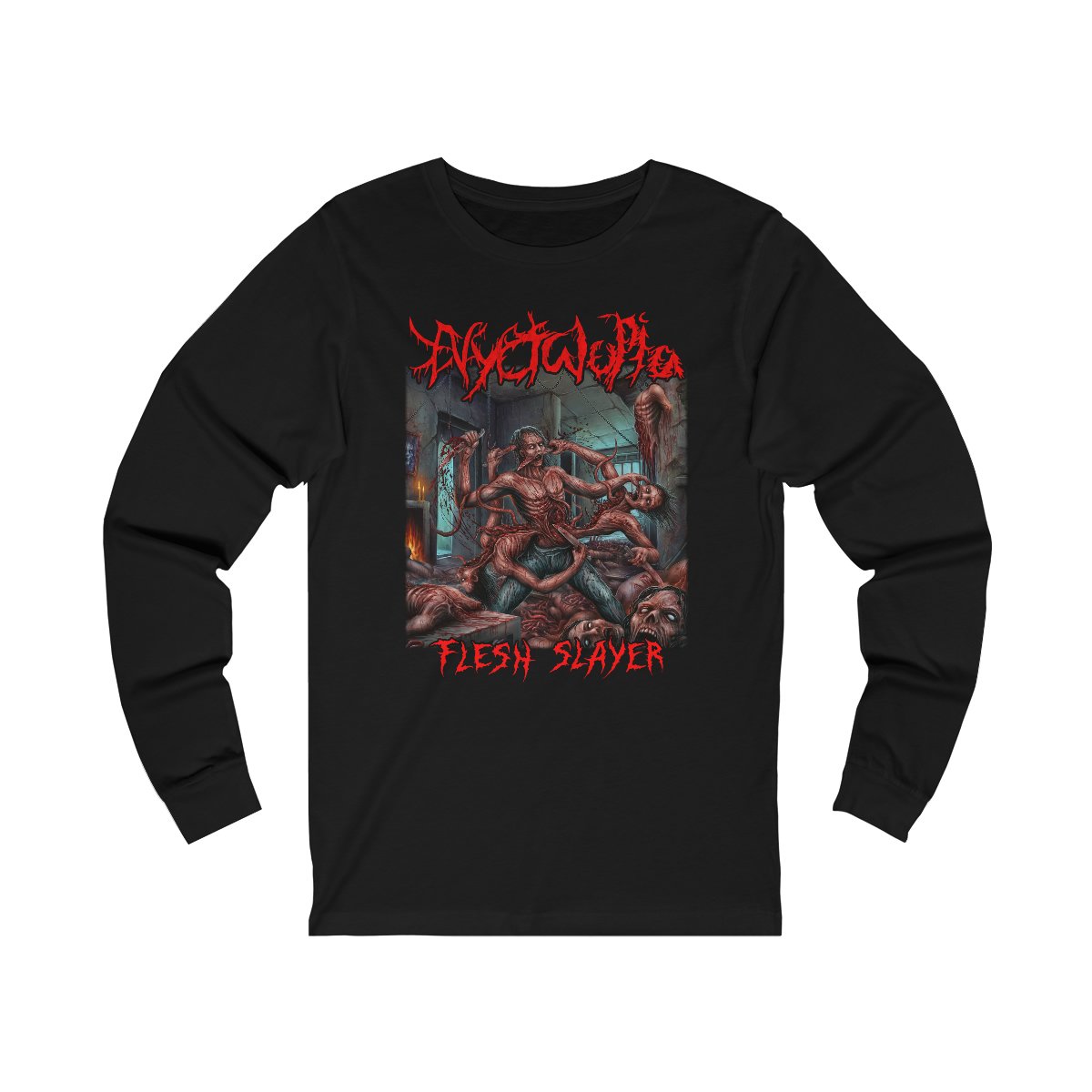 Nyctalopia – Flesh Slayer Long Sleeve Tshirt 3501D