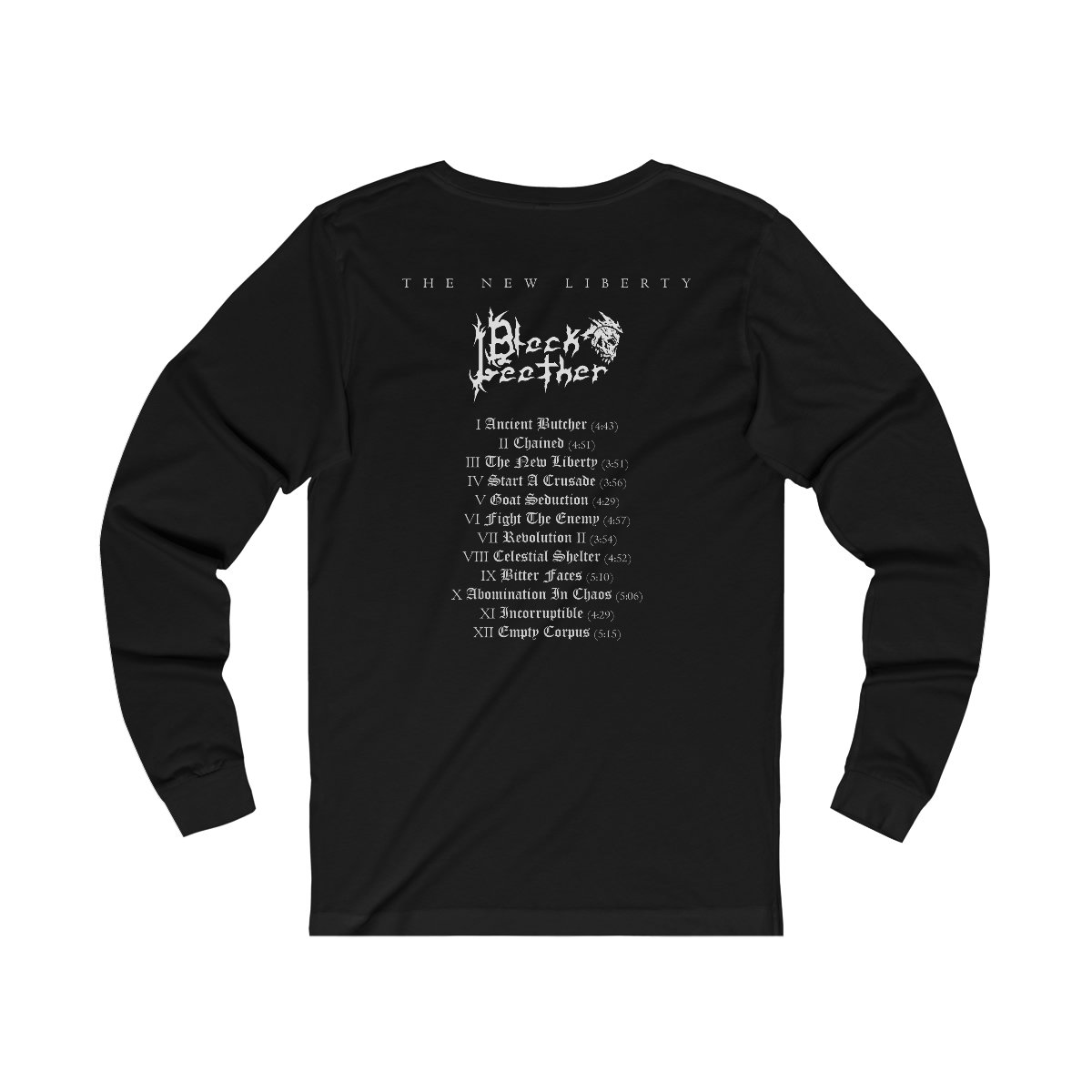 Black Leather – Welcome to the New Liberty Long Sleeve Tshirt 3501D