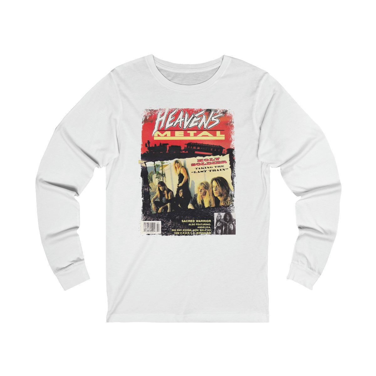 Heaven’s Metal Issue #33 Holy Soldier Sacred Warrior Long Sleeve Tshirt 3501
