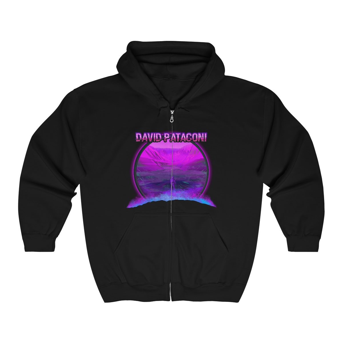 David Pataconi Space Exploration Full Zip Hooded Sweatshirt