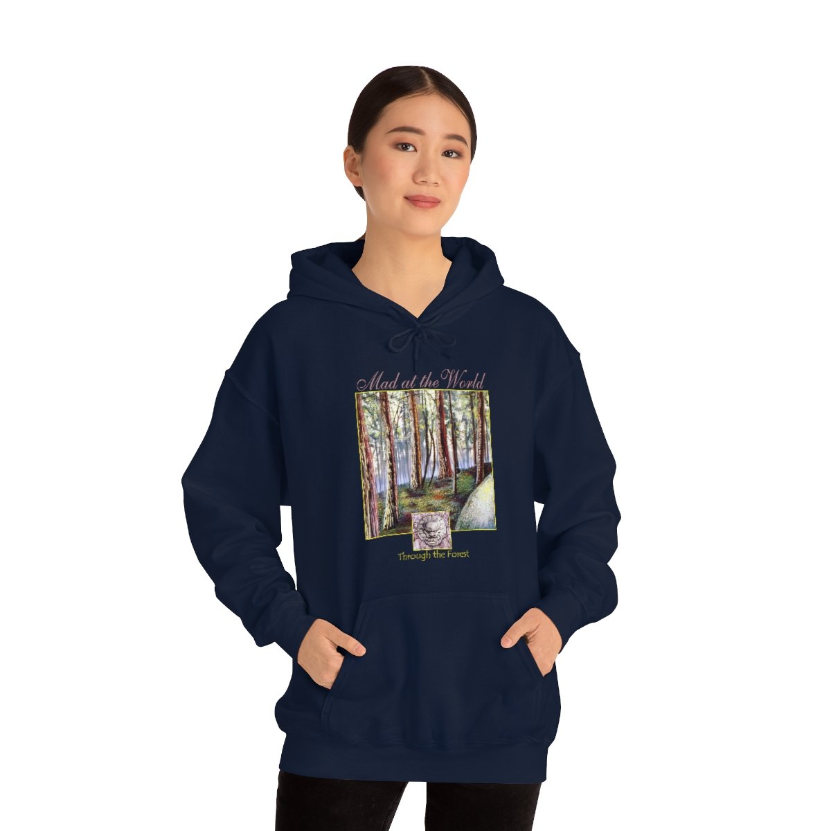 Mad At The World – Through The Forest Pullover Hooded Sweatshirt 185MD