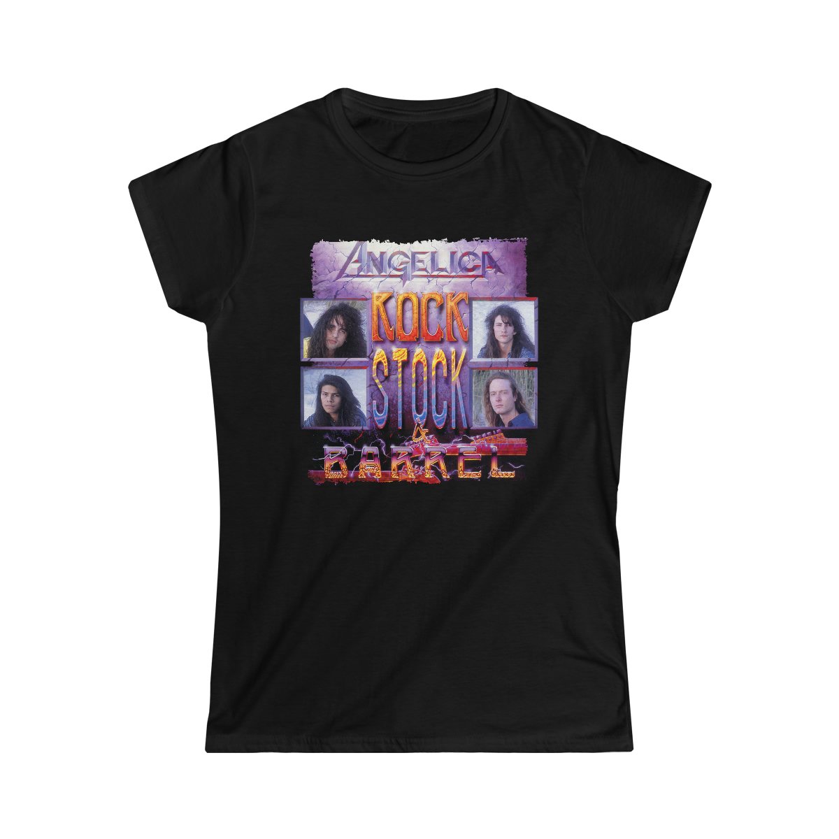 Angelica – Rock Stock & Barrel Women’s Short Sleeve Tshirt 64L