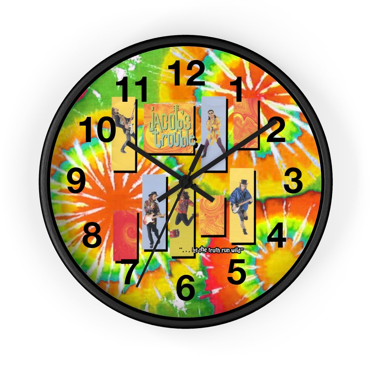 Jacob’s Trouble – “let the truth run wild” Wall clock