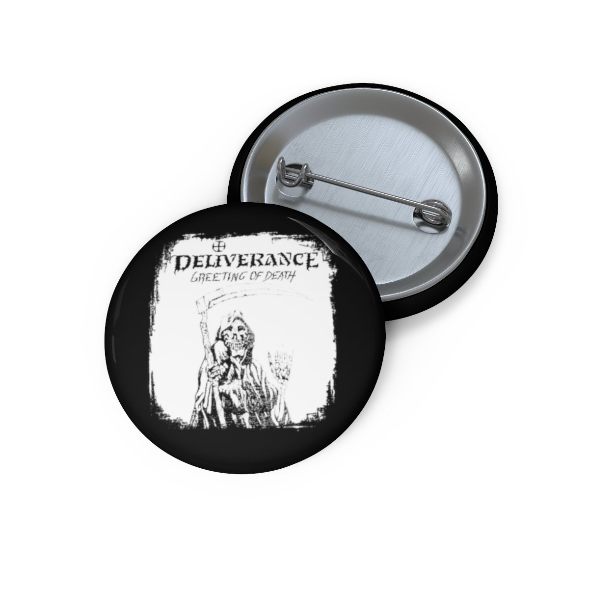 Deliverance – Greetings of Death Pin Buttons