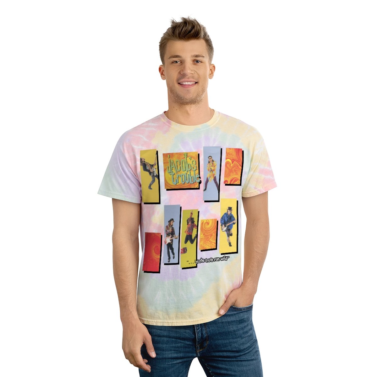 Jacob’s Trouble – “let the truth run wild” Tie-Dye Short Sleeve Tshirt S500