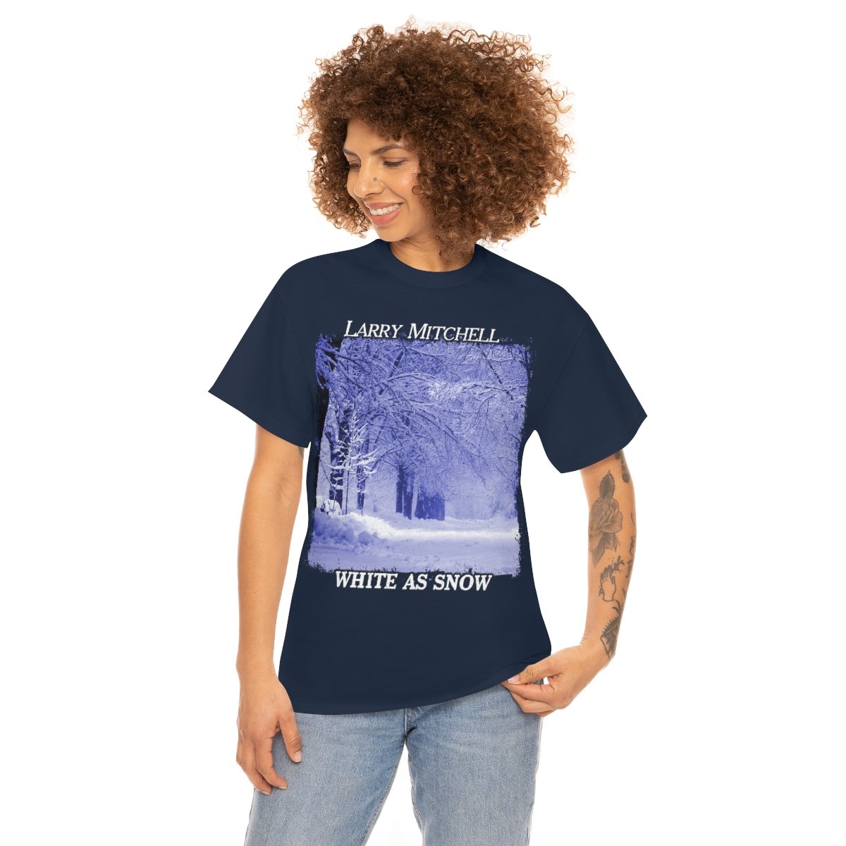 Larry Mitchell – White As Snow Short Sleeve Tshirt (5000)