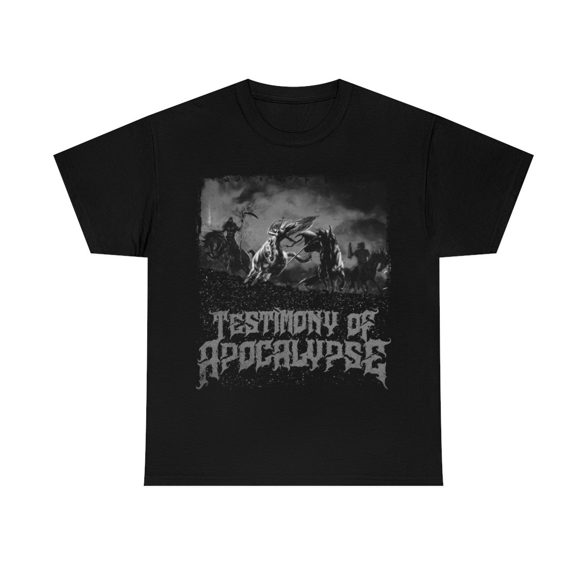 Testimony of Apocalypse Black and White Short Sleeve Tshirt (5000)