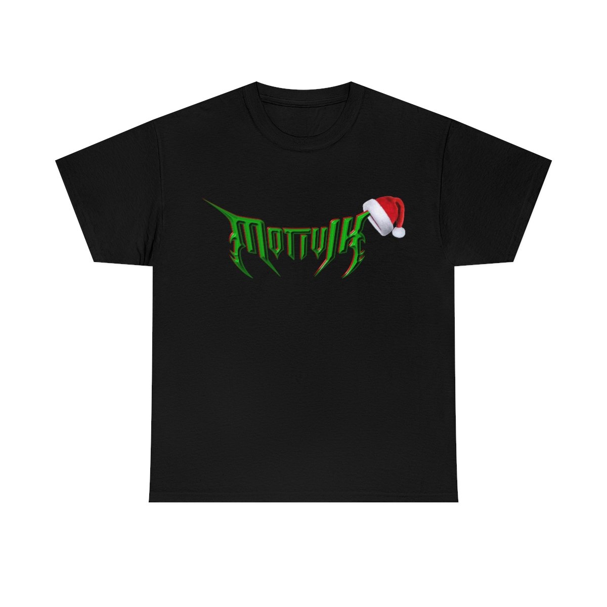 Motivik Green Christmas Logo Short Sleeve Tshirt (5000)