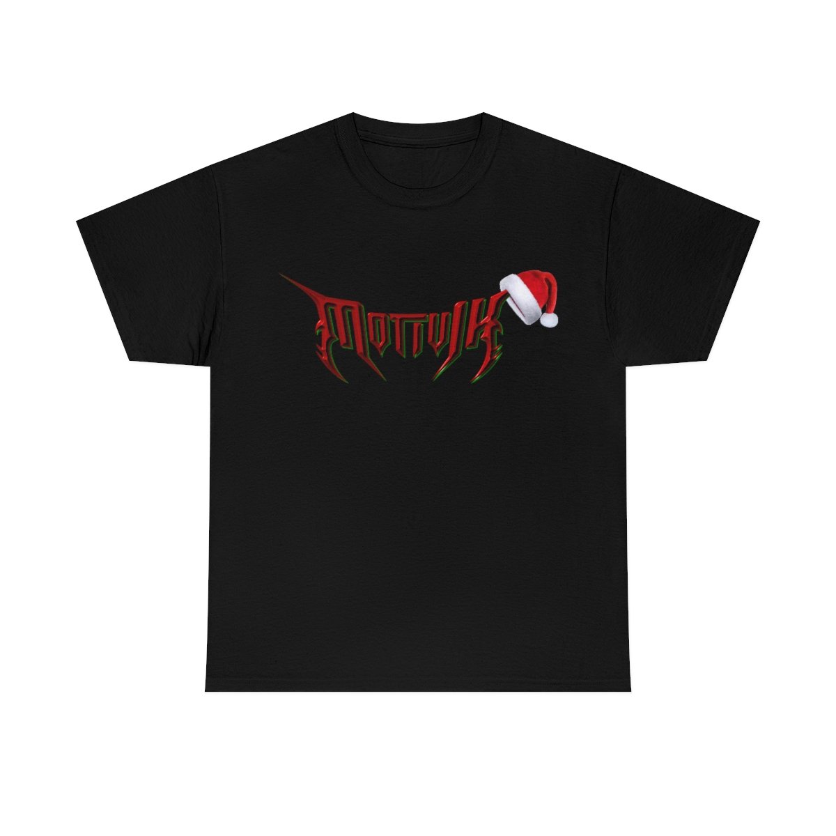 Motivik Red Christmas Logo Short Sleeve Tshirt (5000)