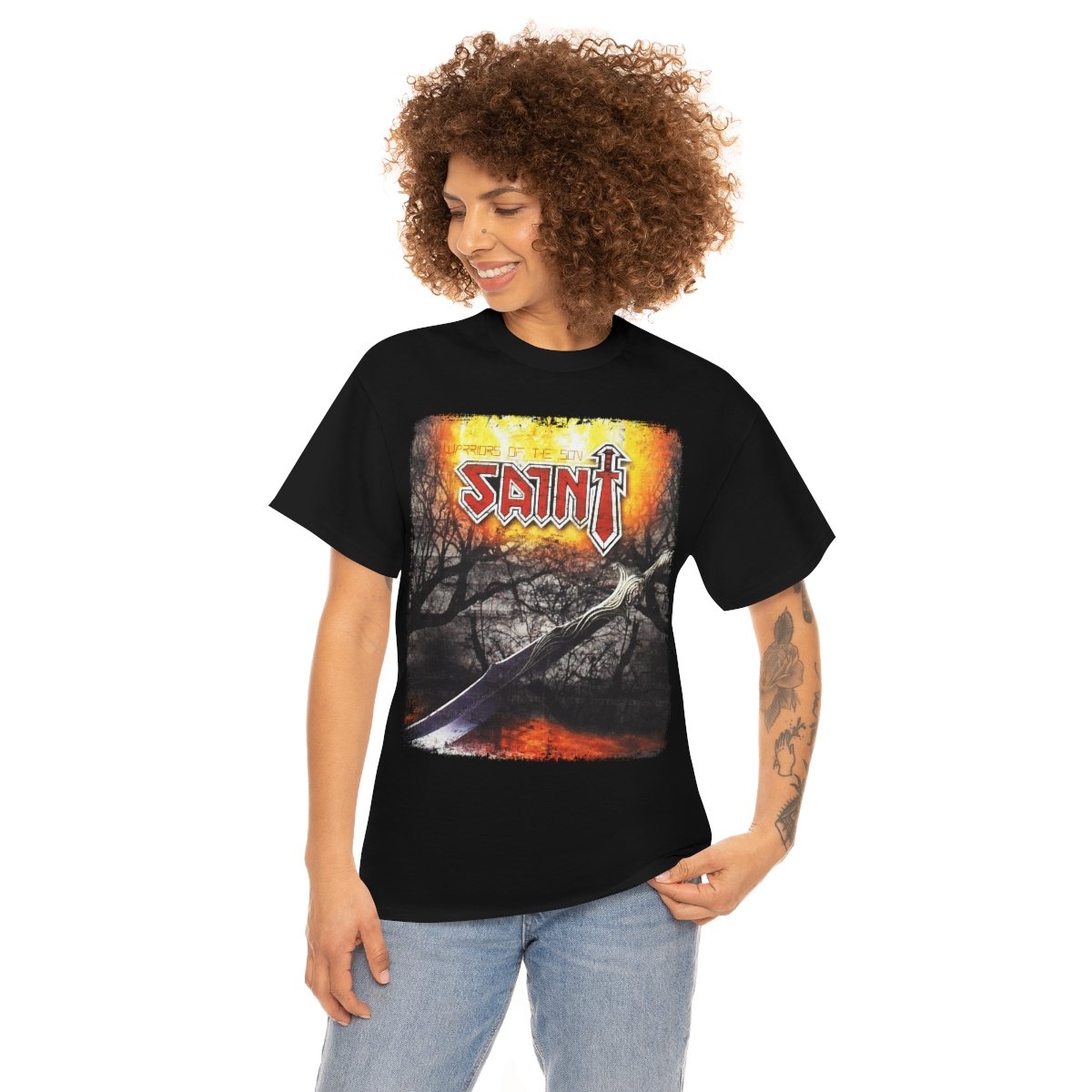 Saint – Warriors of the Son Sword Version Short Sleeve Tshirt (5000)