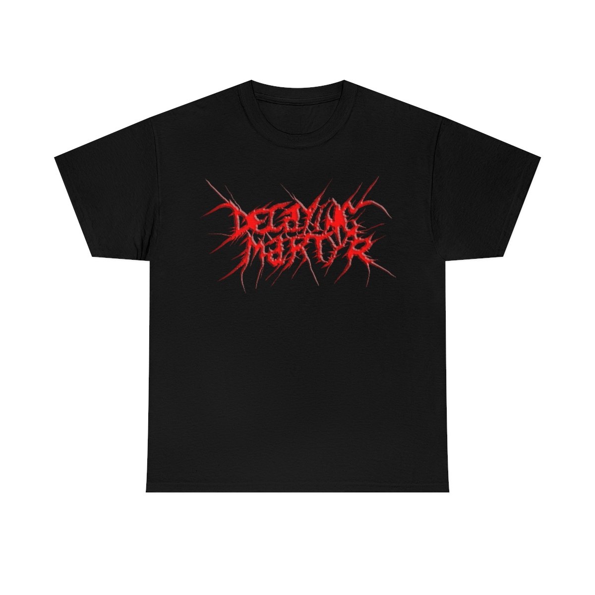 Decaying Martyr 3D Logo (Red) Short Sleeve Tshirt (5000)