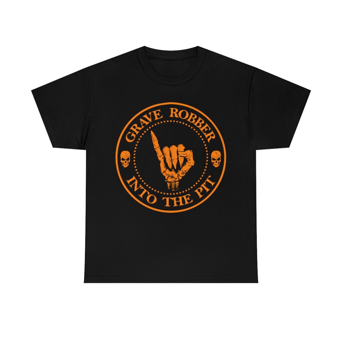 Grave Robber Into The Pit (Limited Edition Orange) Short Sleeve Tshirt (5000)