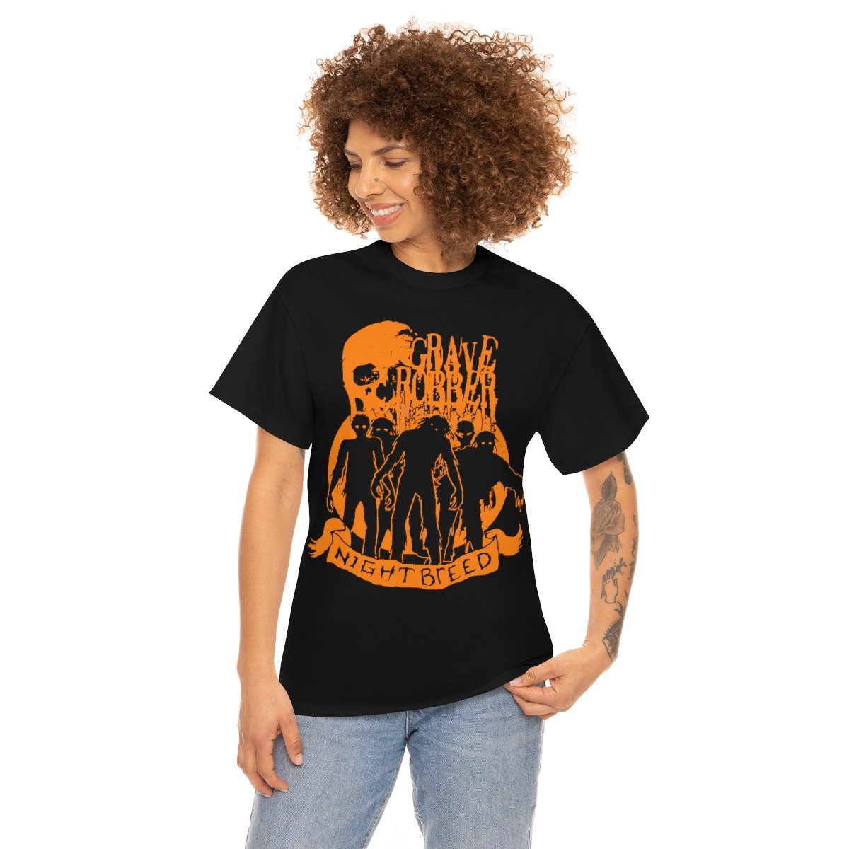 Grave Robber Night Breed (Limited Edition Orange) Short Sleeve Tshirt (5000)