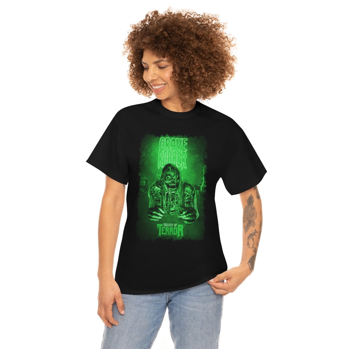 Grave Robber Trilogy of Terror (Limited Edition Green) Short Sleeve Tshirt (5000)