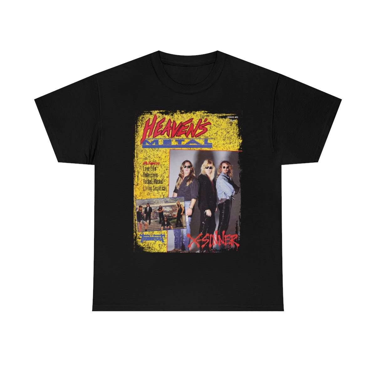 Heaven’s Metal Issue 31 X-Sinner Tourniquet Limited Edition Short Sleeve Tshirt (5000)