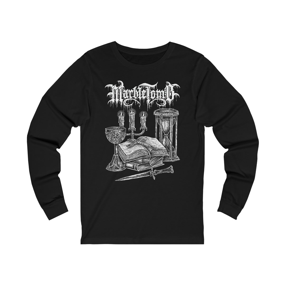 Marble Tomb Christ is King Long Sleeve Tshirt 3501D