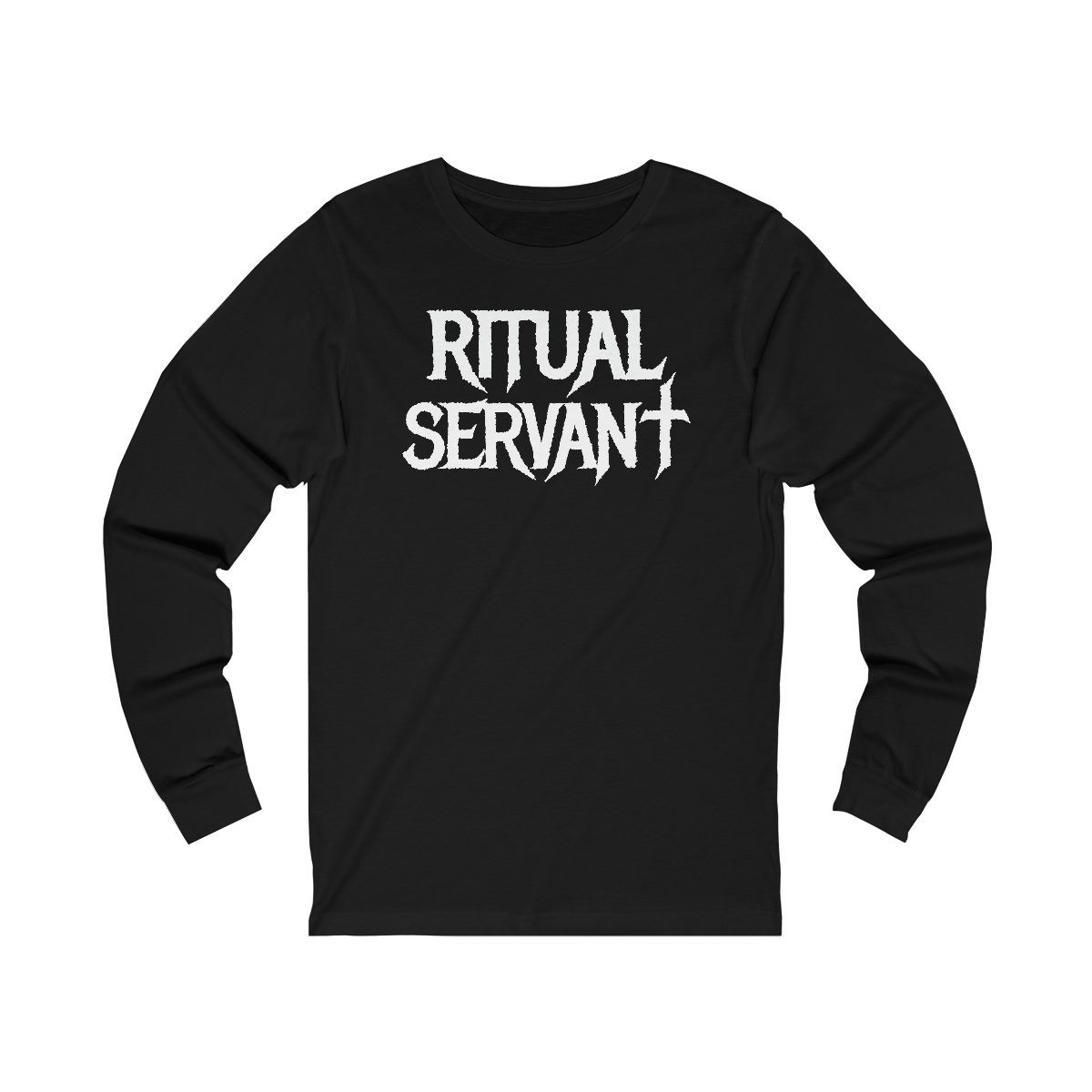 Ritual Servant Logo Long Sleeve Tshirt 3501D
