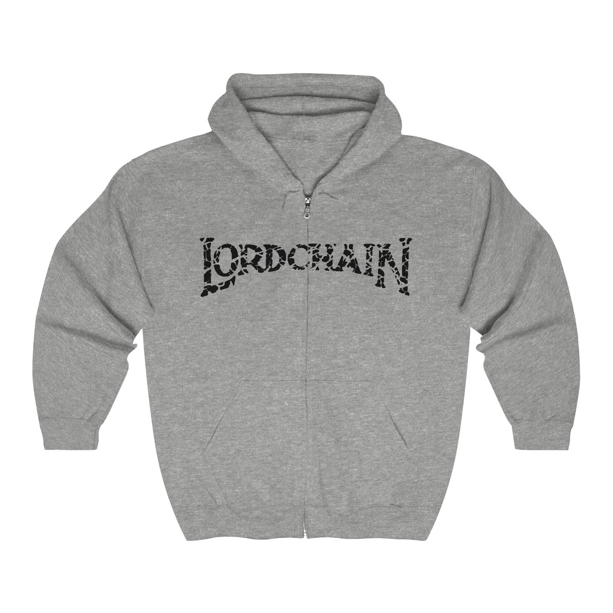 Lordchain Logo Full Zip Hooded Sweatshirt