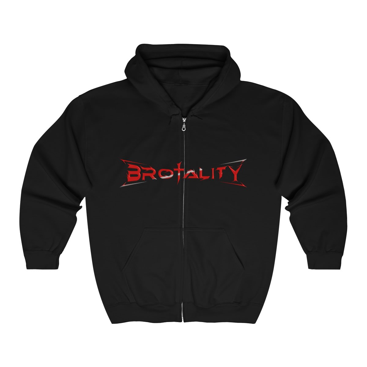 Brotality Evil Washed Away Full Zip Hooded Sweatshirt
