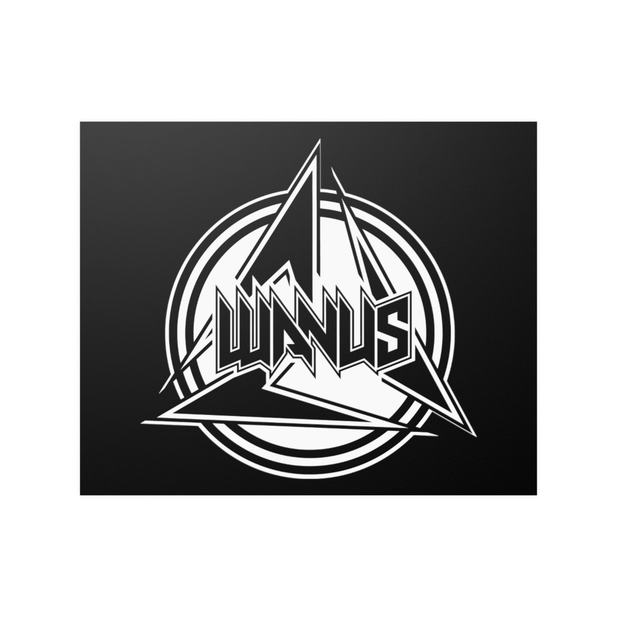Wanus – Black Logo Posters