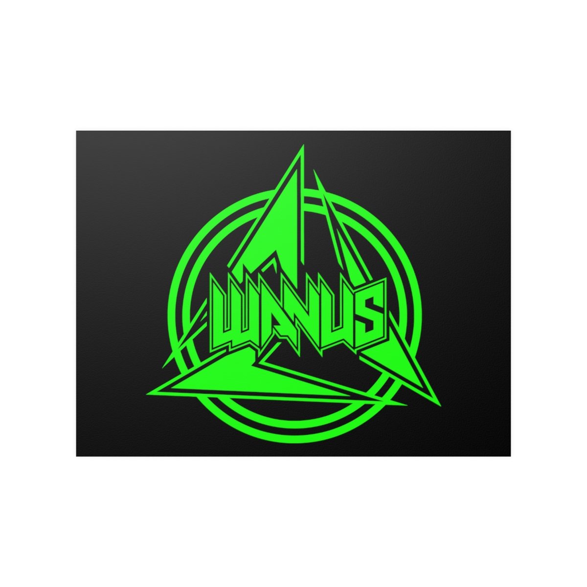 Wanus – Green Logo Posters