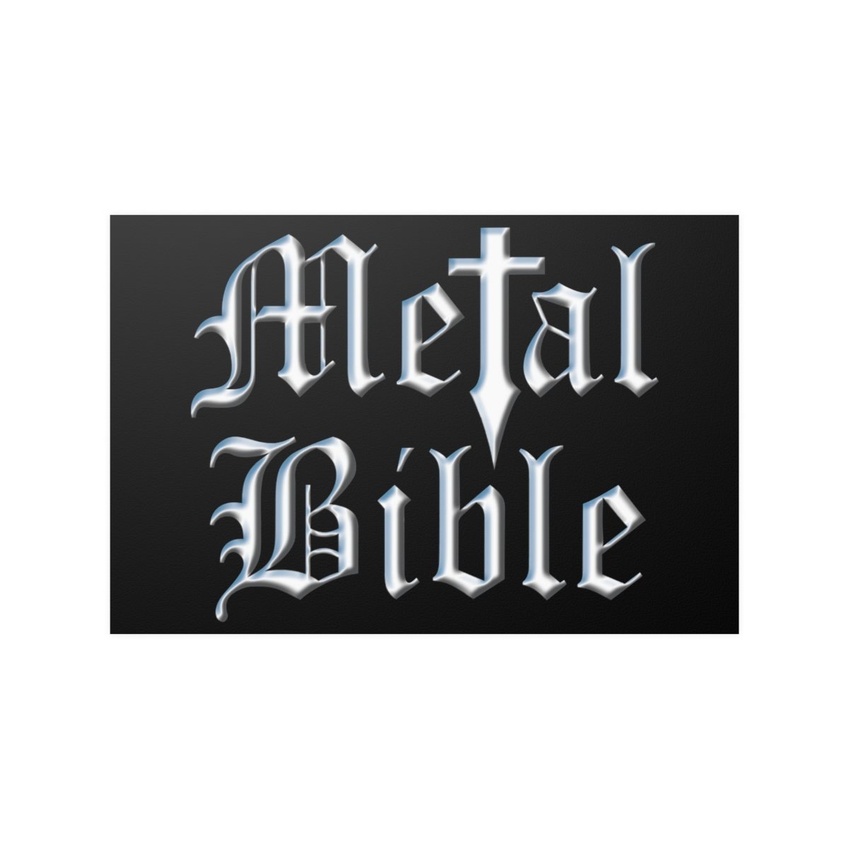Metal Bible New Logo Posters