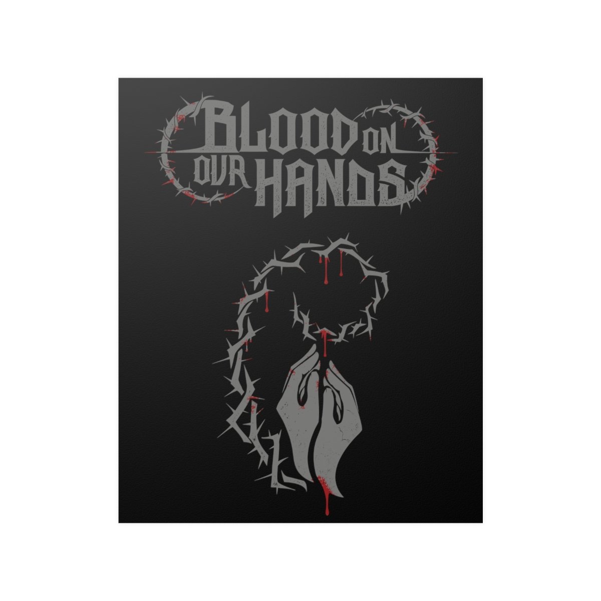 Blood On Our Hands With Title Posters