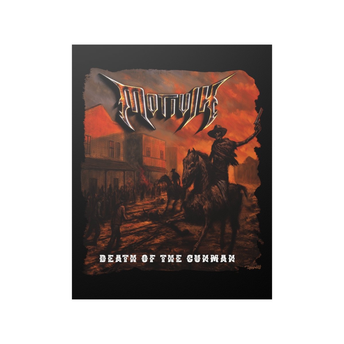 Motivik – Death of a Gunman Posters