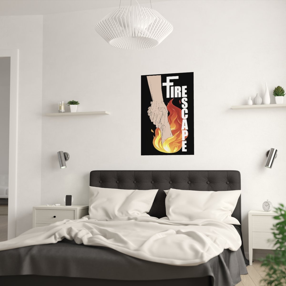 Fire Escape Logo Posters