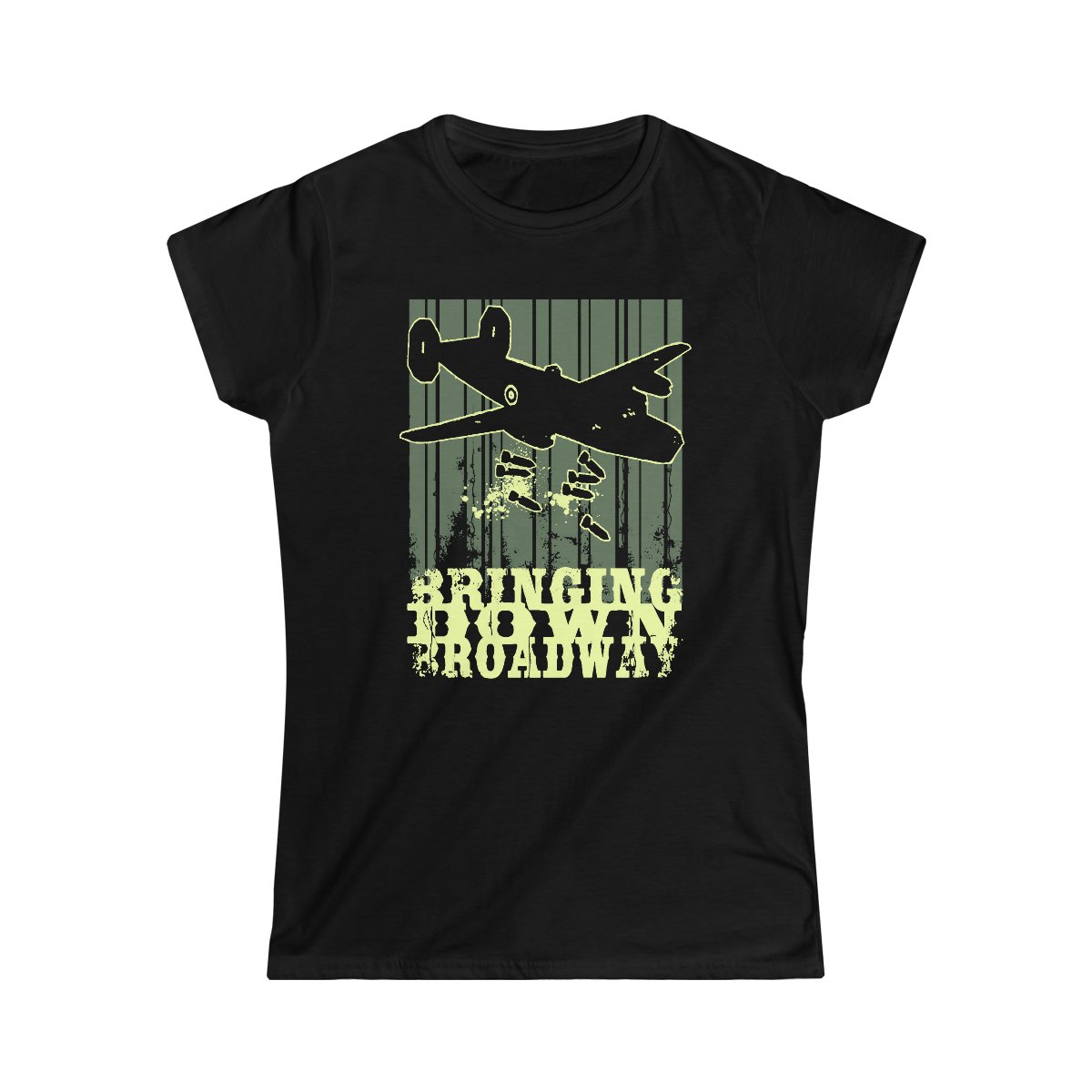 Bringing Down Broadway – Bomber Women’s Short Sleeve Tshirt 64000L