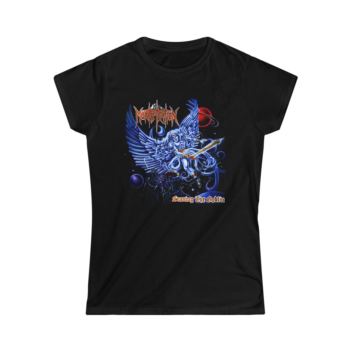 Mortification – Erasing The Goblin Heavens Version Women’s Short Sleeve Tshirt 64000L