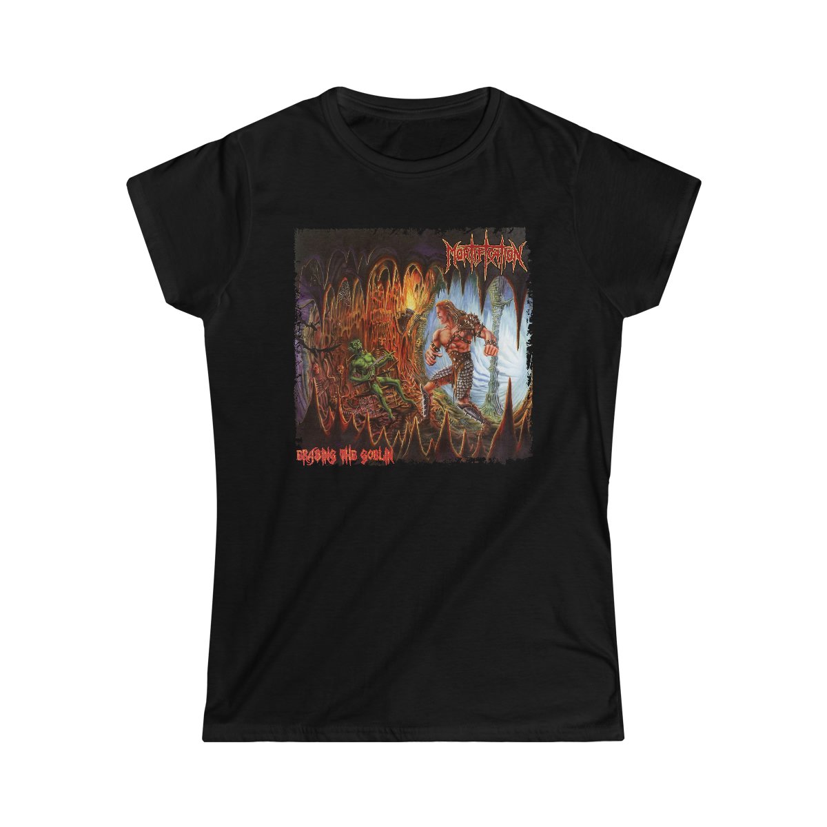 Mortification – Erasing The Goblin Cavern Edition Women’s Short Sleeve Tshirt 64000L