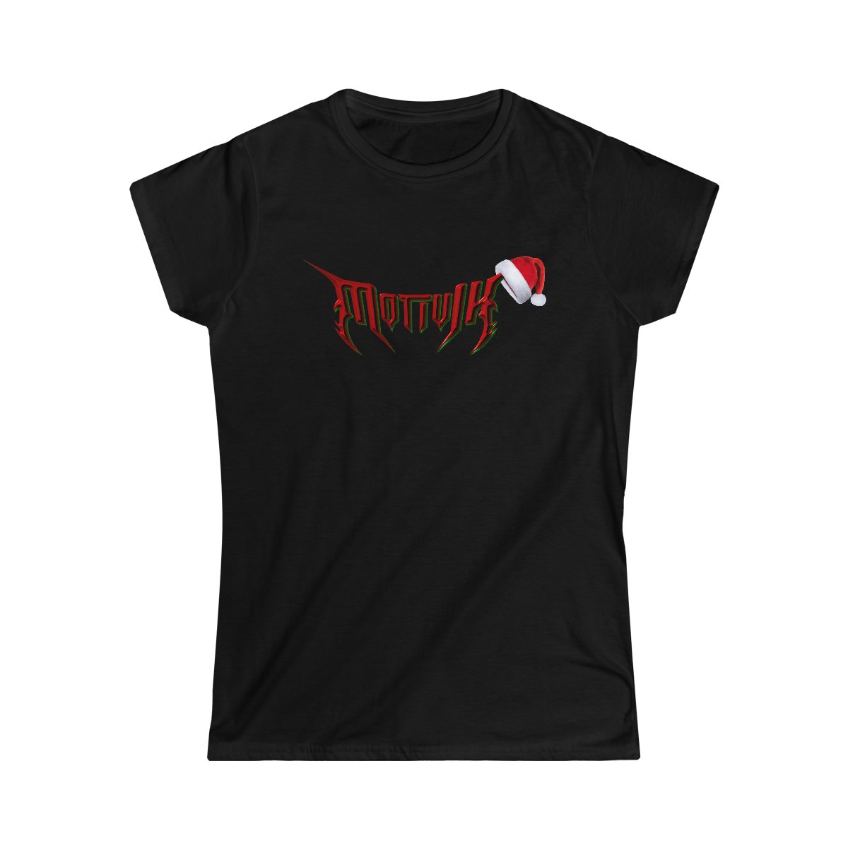 Motivik Red Christmas Logo Women’s Short Sleeve Tshirt 64000L