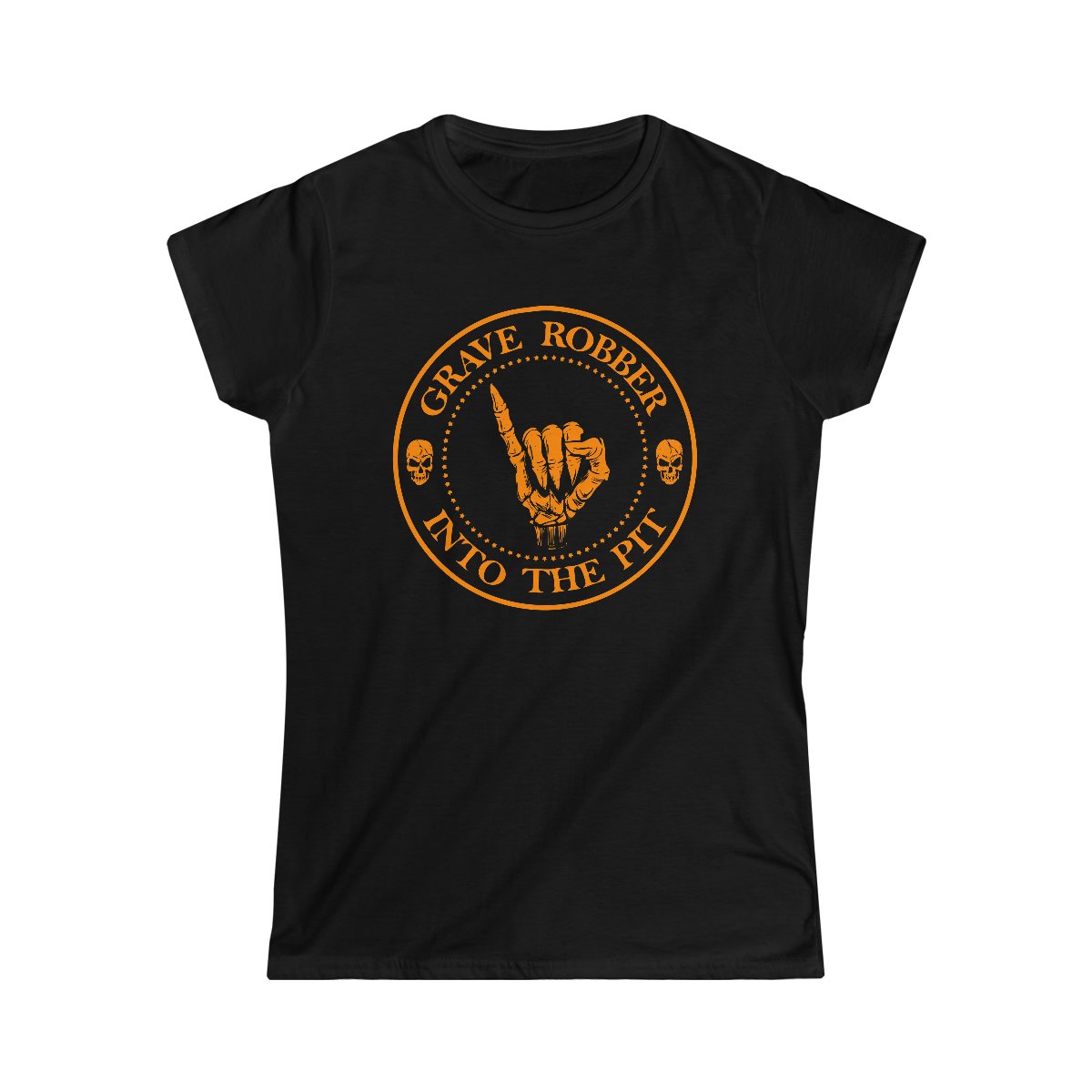 Grave Robber Into The Pit (Limited Edition Orange) Women’s Short Sleeve Tshirt 64000L