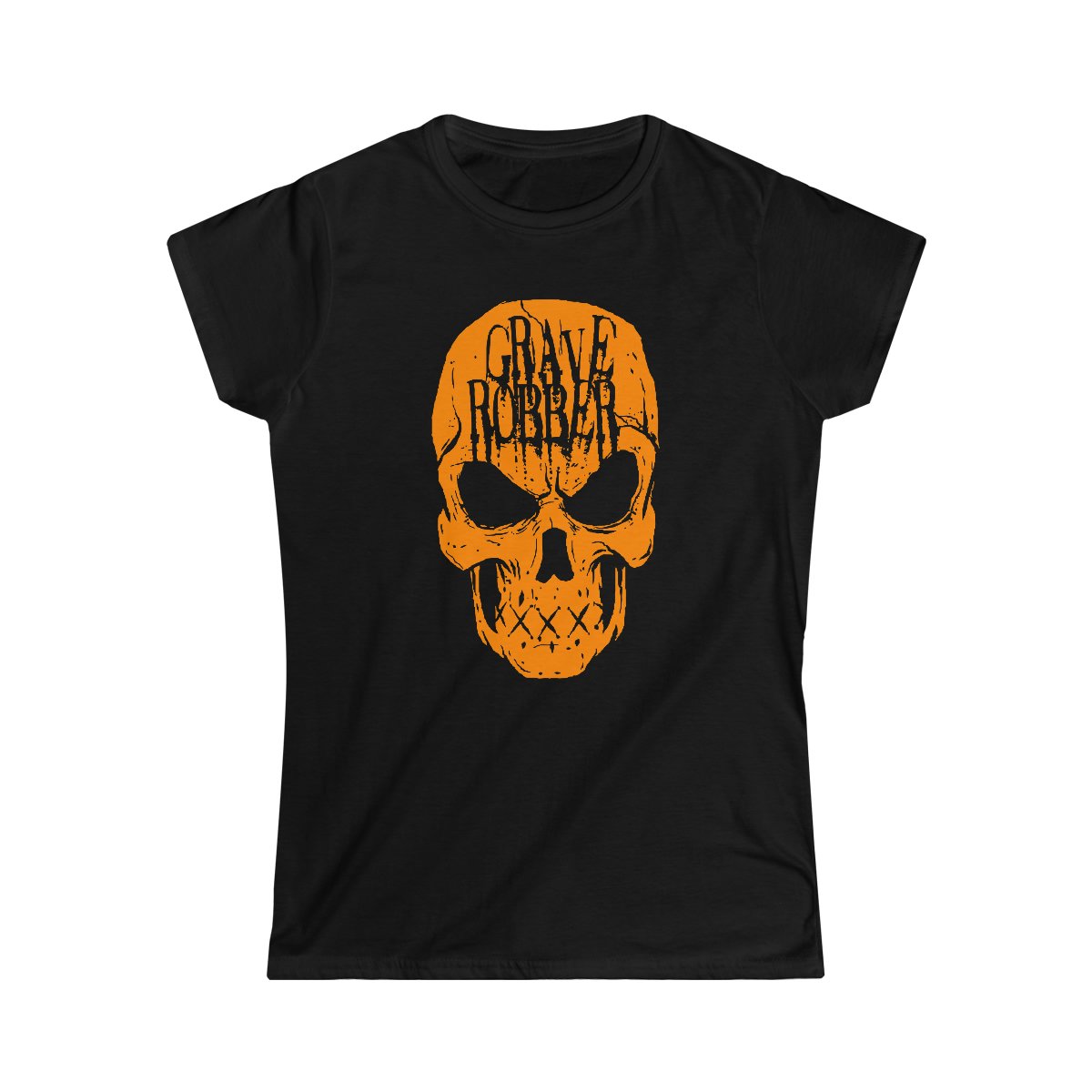 Grave Robber Skull (Limited Edition Orange) Women’s Short Sleeve Tshirt