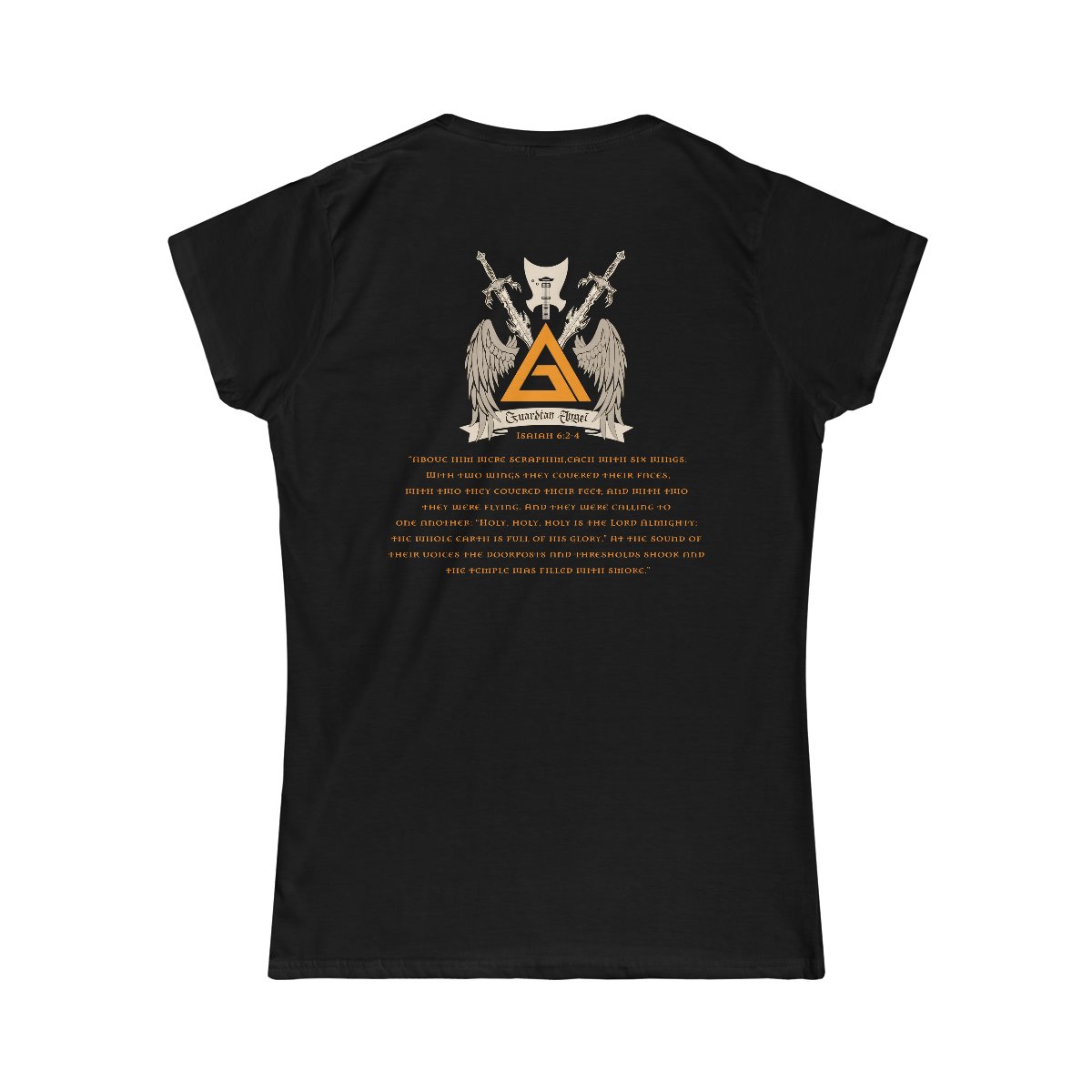 Guardian Angel – Fire From Heaven Women’s Short Sleeve Tshirt 64000LD