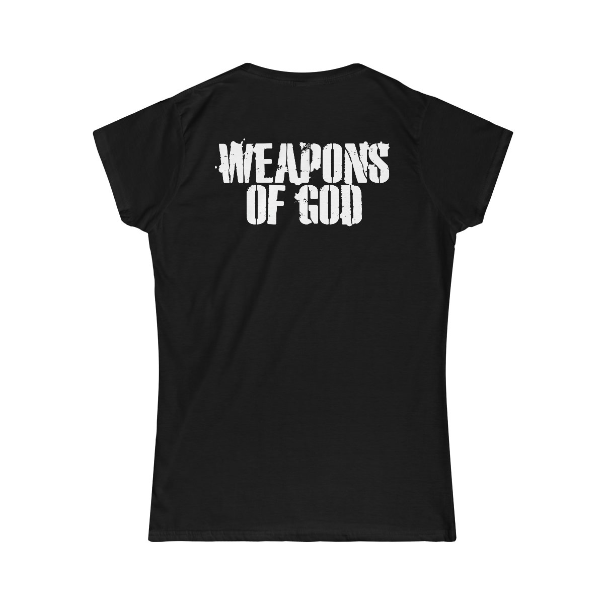 Weapons of God Emblem Logo Women’s Short Sleeve Tshirt (64000LD)
