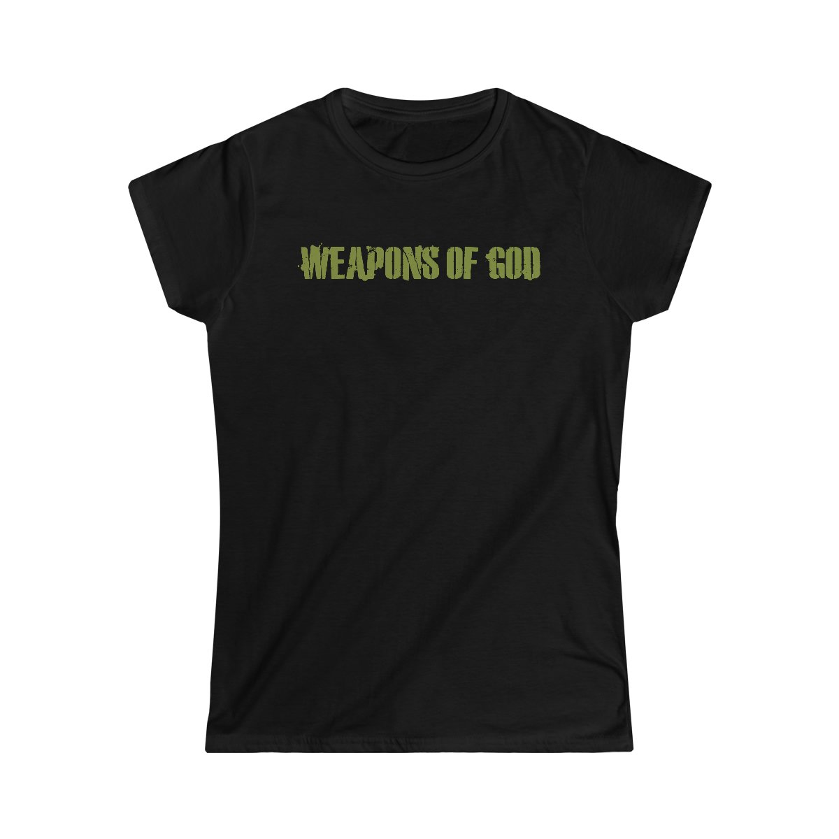 Weapons of God Logo Women’s Short Sleeve Tshirt (64000LD)